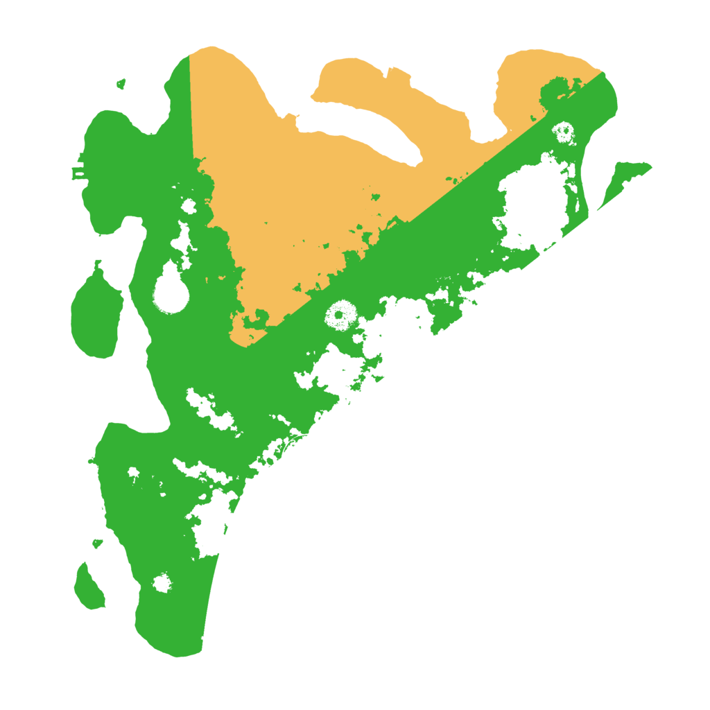 Biome Rust Map: Procedural Map, Size: 3500, Seed: 144400379