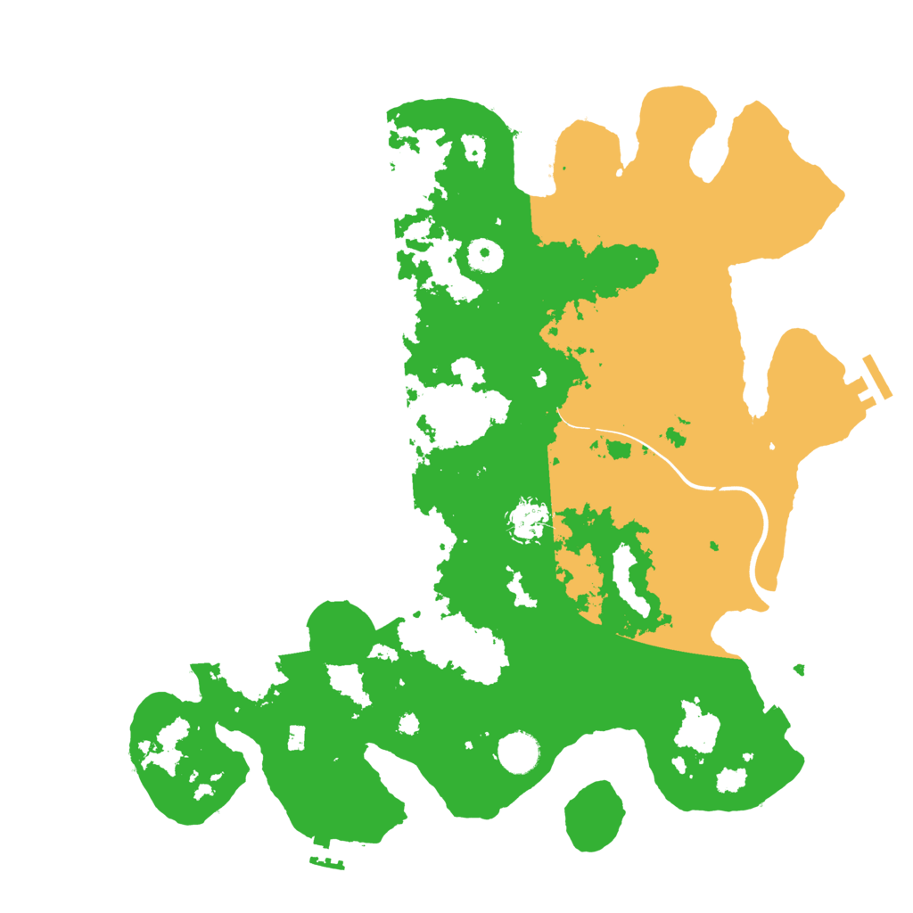 Biome Rust Map: Procedural Map, Size: 3900, Seed: 56802091