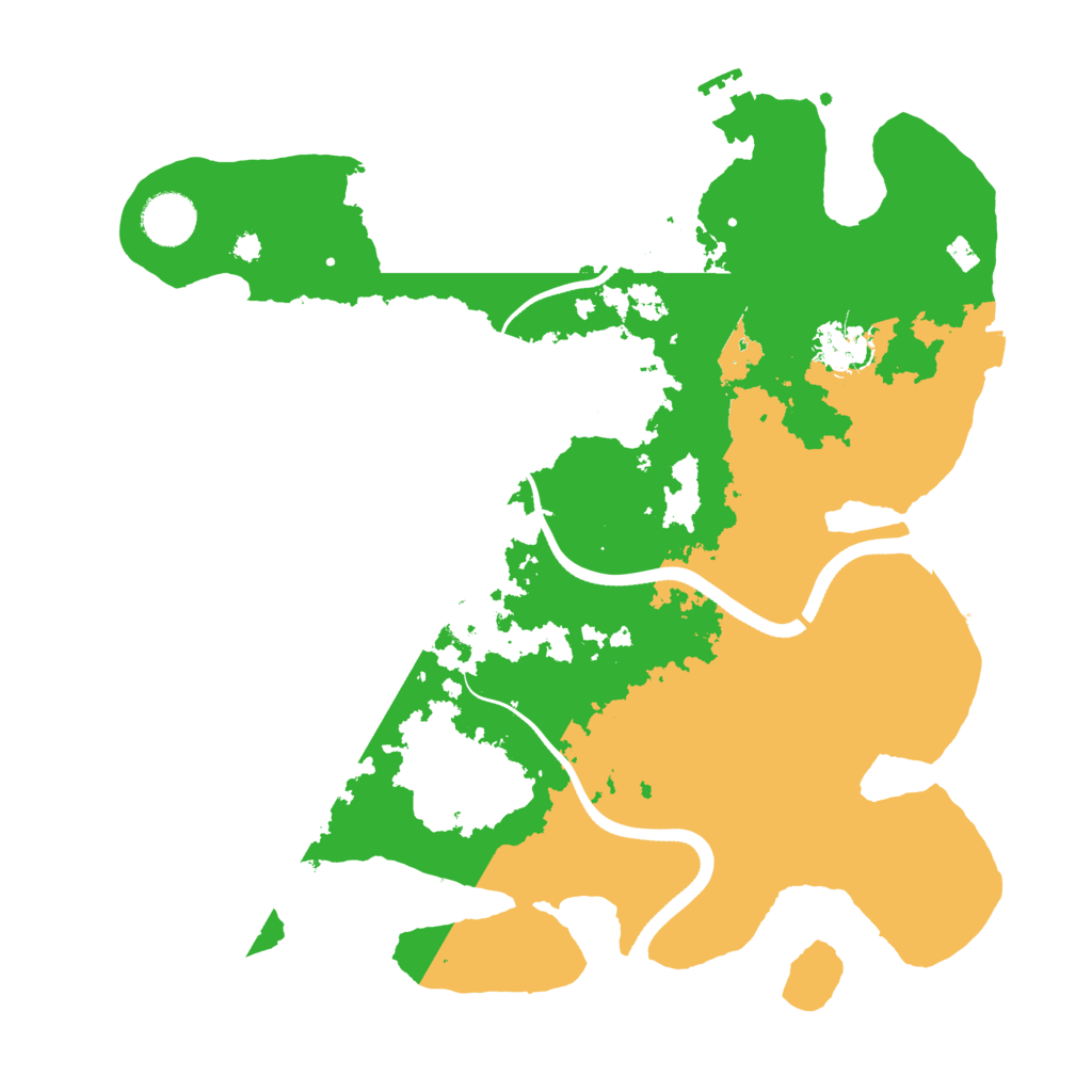 Biome Rust Map: Procedural Map, Size: 3550, Seed: 15478596