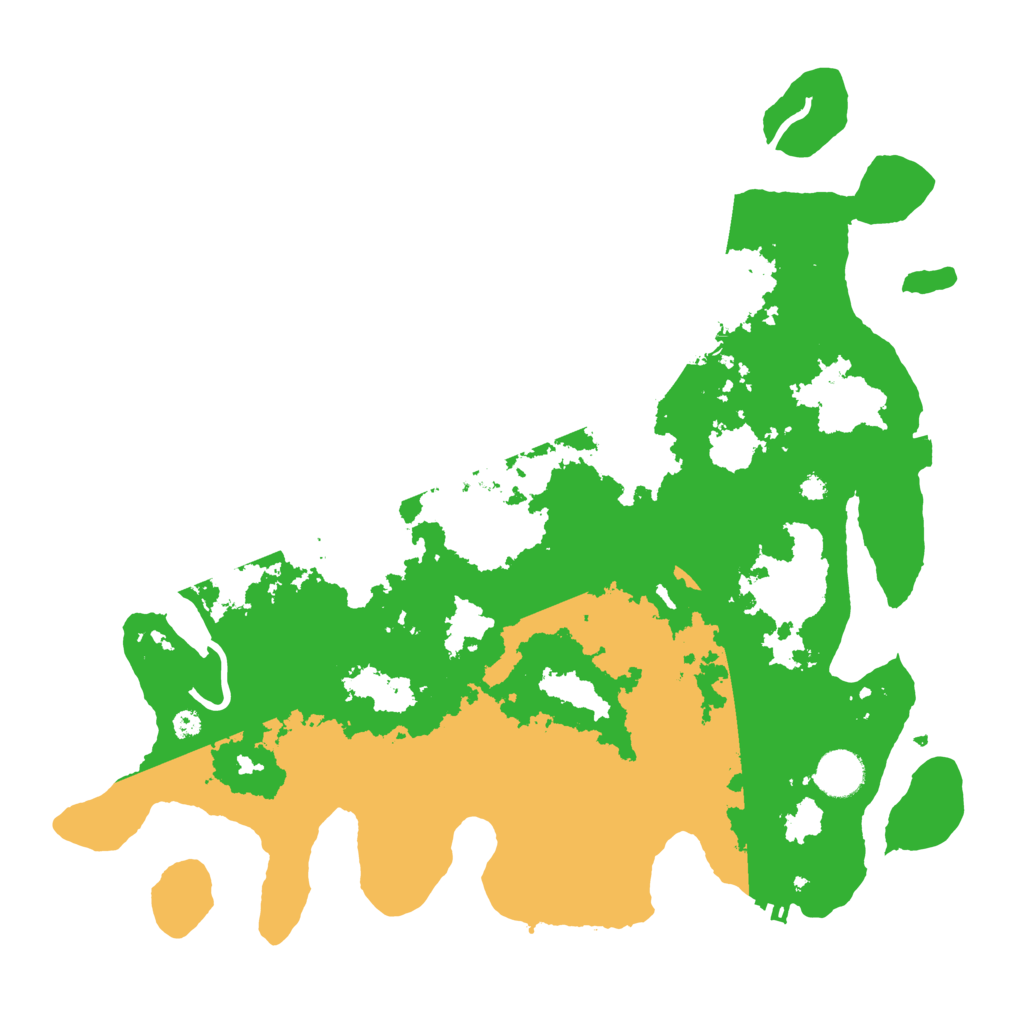 Biome Rust Map: Procedural Map, Size: 3800, Seed: 525323