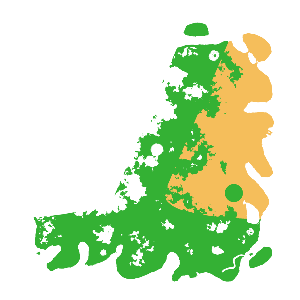 Biome Rust Map: Procedural Map, Size: 4400, Seed: 612351