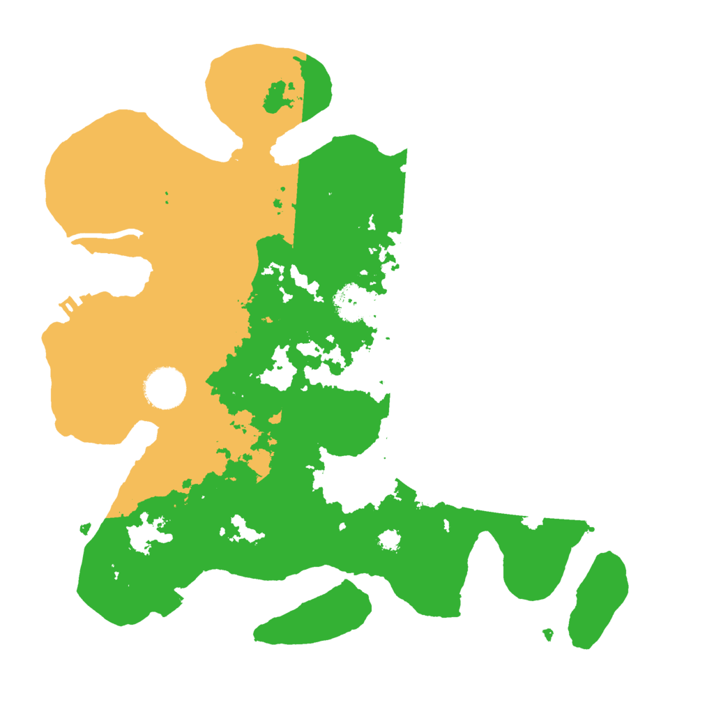 Biome Rust Map: Procedural Map, Size: 3000, Seed: 52595