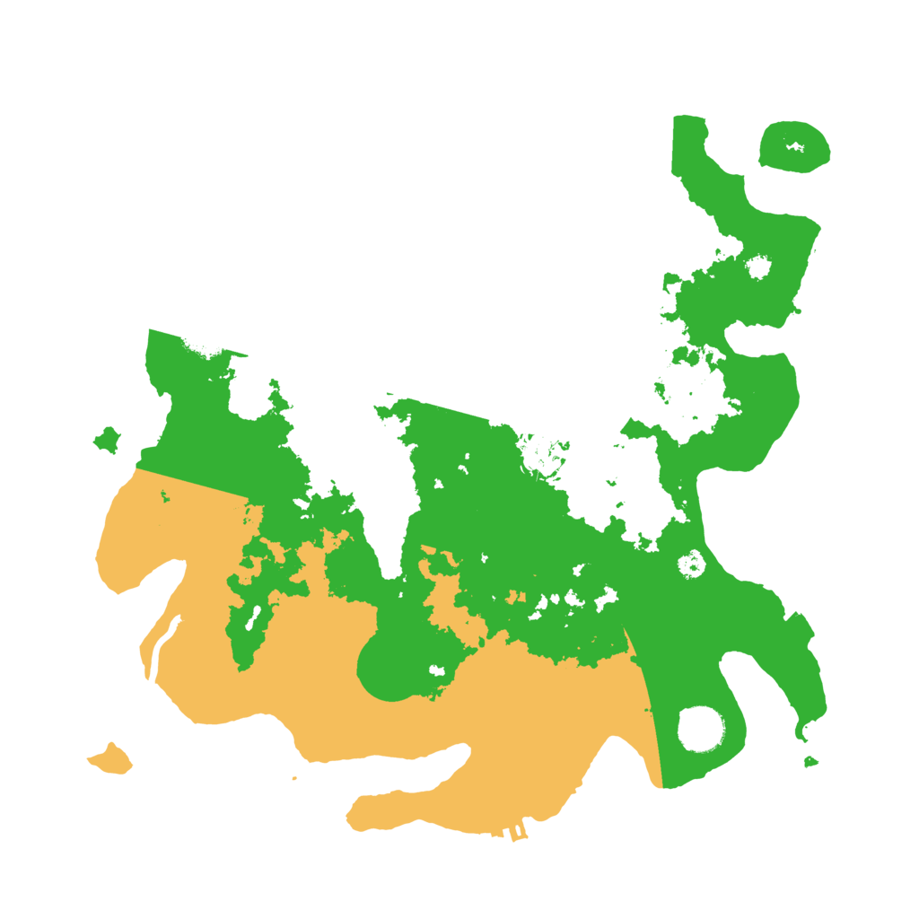 Biome Rust Map: Procedural Map, Size: 3500, Seed: 2114127737