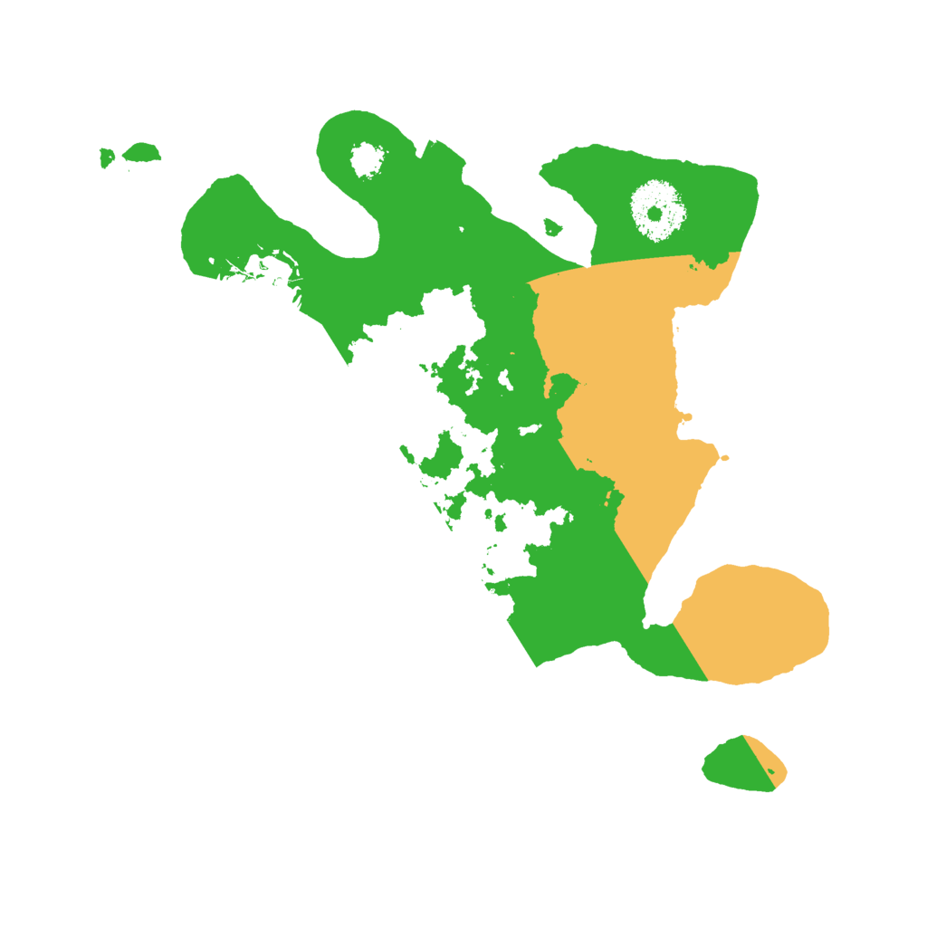 Biome Rust Map: Procedural Map, Size: 2500, Seed: 807605835