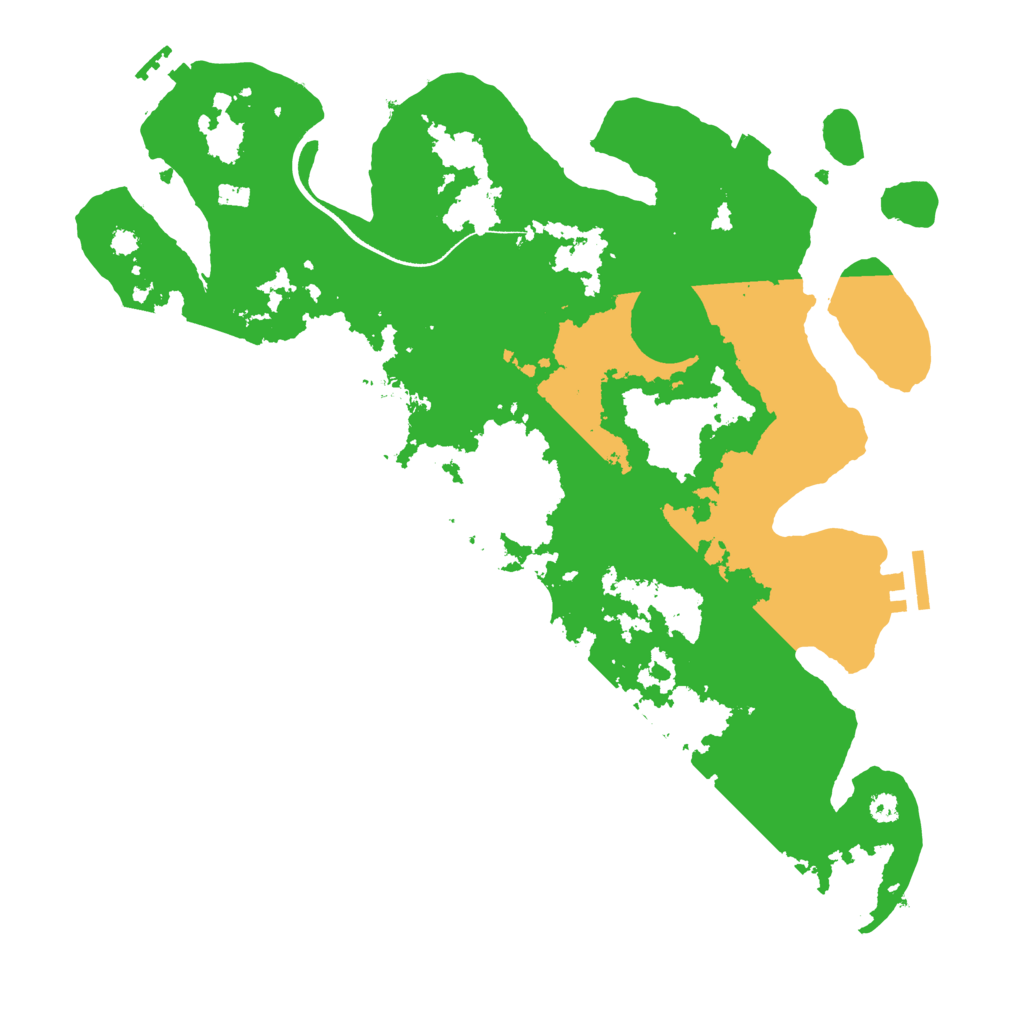 Biome Rust Map: Procedural Map, Size: 3500, Seed: 1848363689