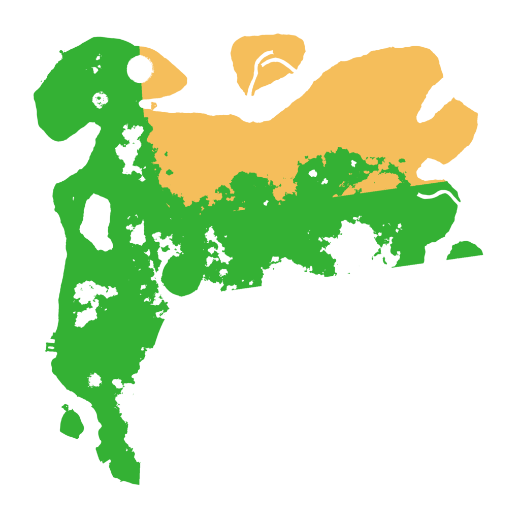 Biome Rust Map: Procedural Map, Size: 3500, Seed: 1561324729