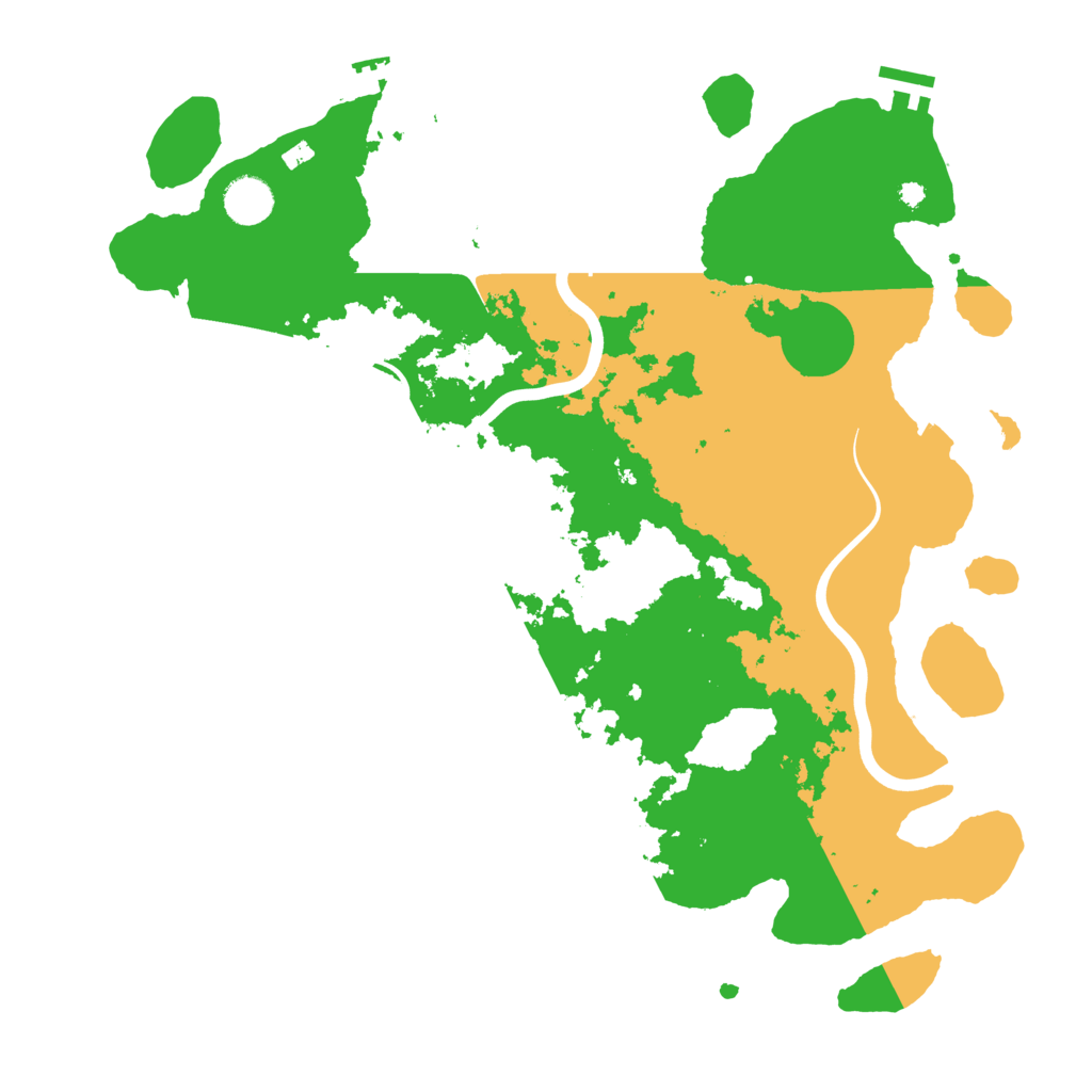 Biome Rust Map: Procedural Map, Size: 3950, Seed: 58704073