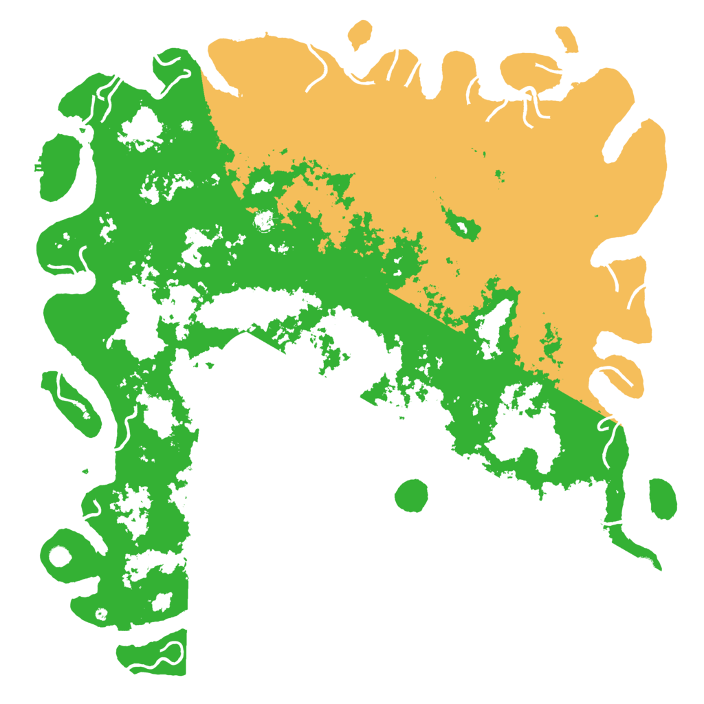 Biome Rust Map: Procedural Map, Size: 6000, Seed: 7278278