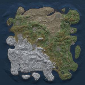 Thumbnail Rust Map: Procedural Map, Size: 4250, Seed: 31337, 19 Monuments