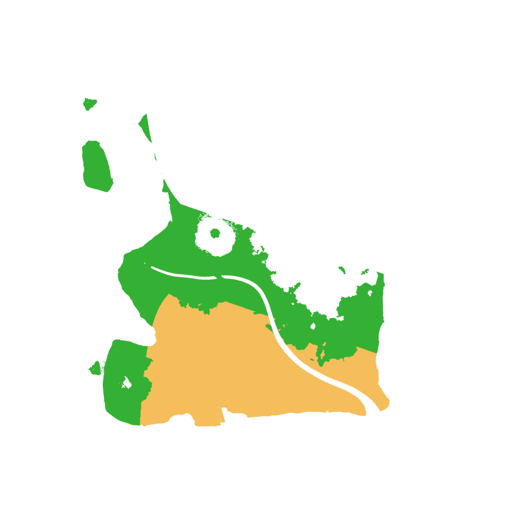 Biome Rust Map: Procedural Map, Size: 2000, Seed: 4930286