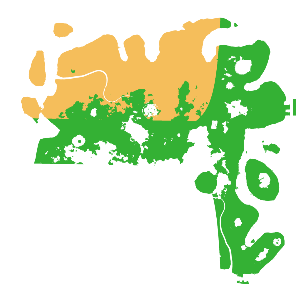 Biome Rust Map: Procedural Map, Size: 3750, Seed: 342887