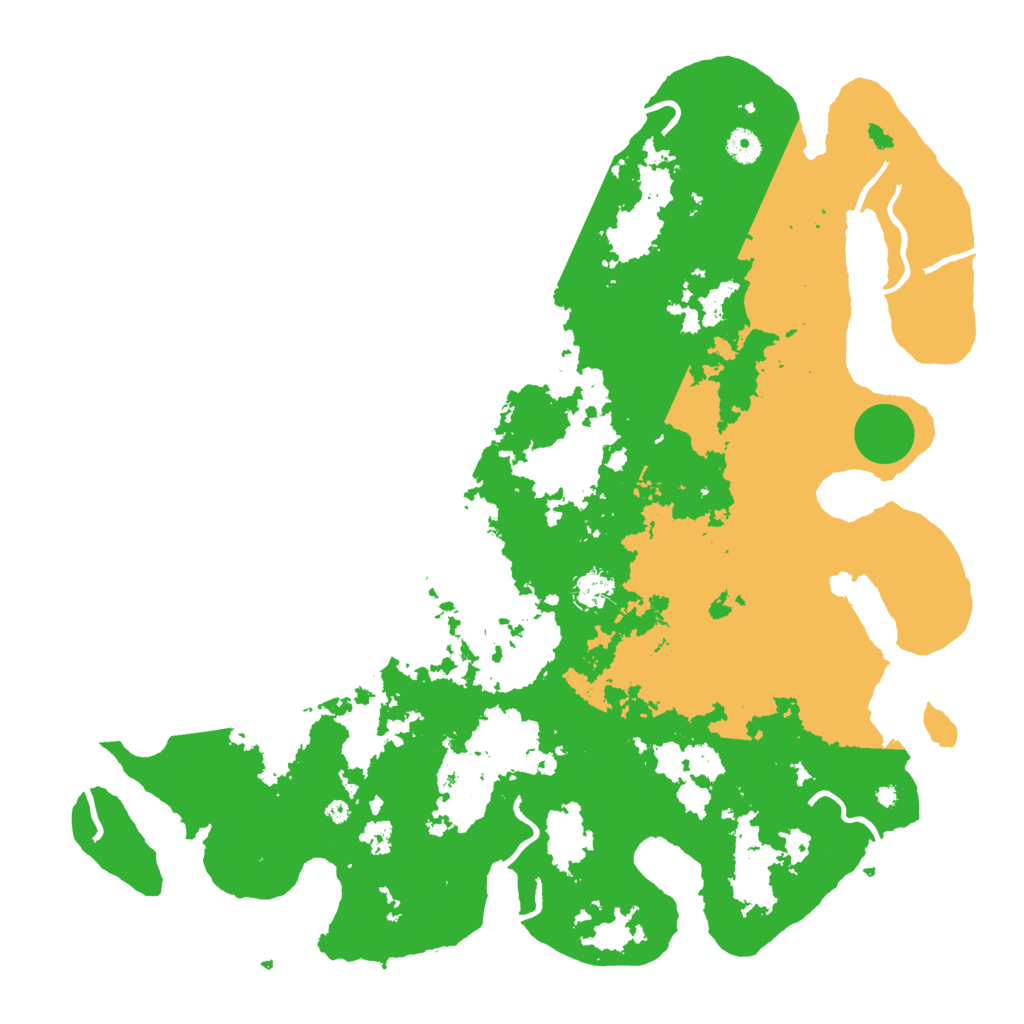 Biome Rust Map: Procedural Map, Size: 4500, Seed: 1351442429