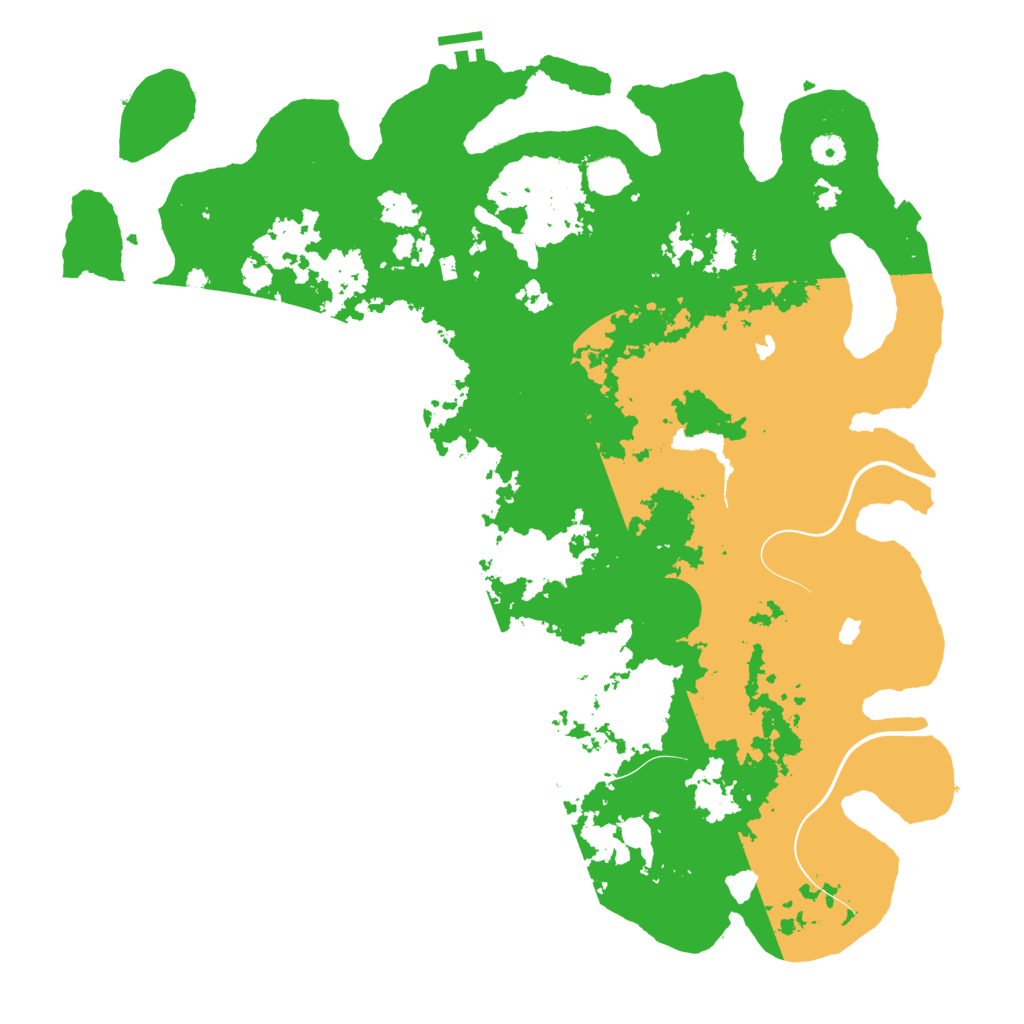 Biome Rust Map: Procedural Map, Size: 4650, Seed: 994144804