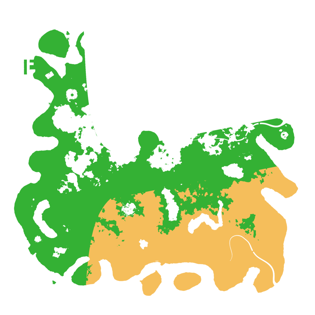 Biome Rust Map: Procedural Map, Size: 4299, Seed: 316325068