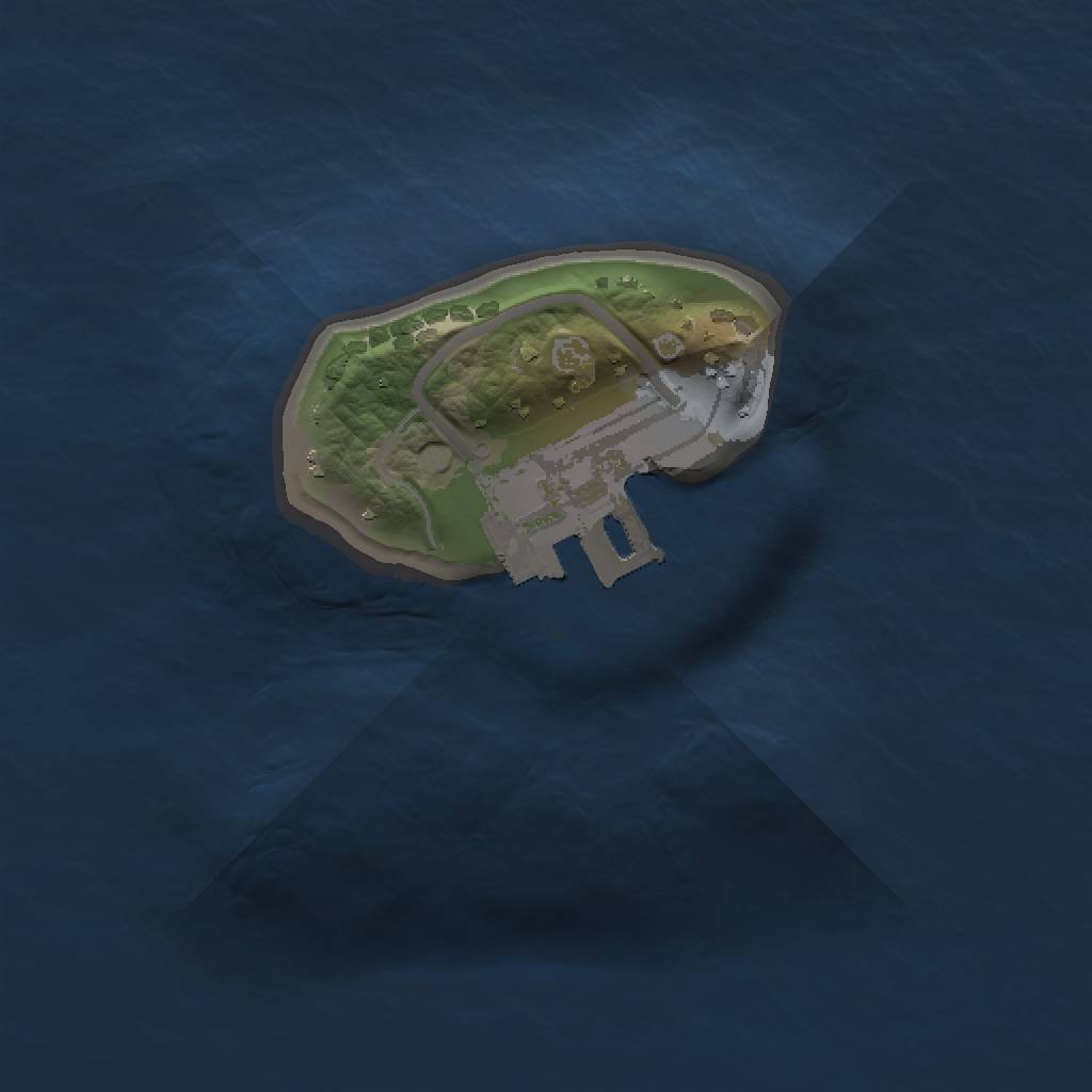 Rust Map: Procedural Map, Size: 1000, Seed: 1619905134, 4 Monuments