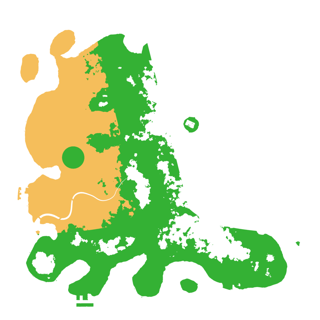 Biome Rust Map: Procedural Map, Size: 3800, Seed: 197097234