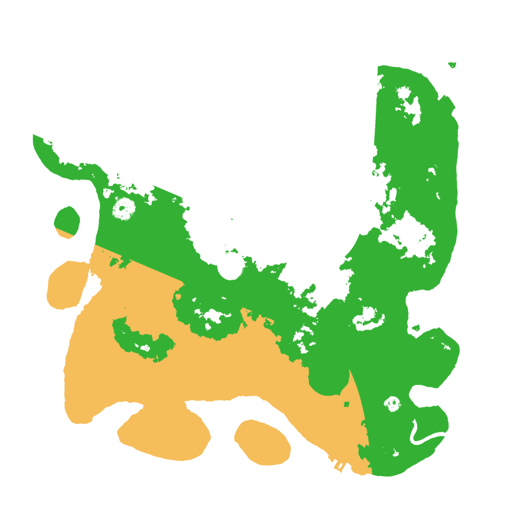 Biome Rust Map: Procedural Map, Size: 3500, Seed: 697846776