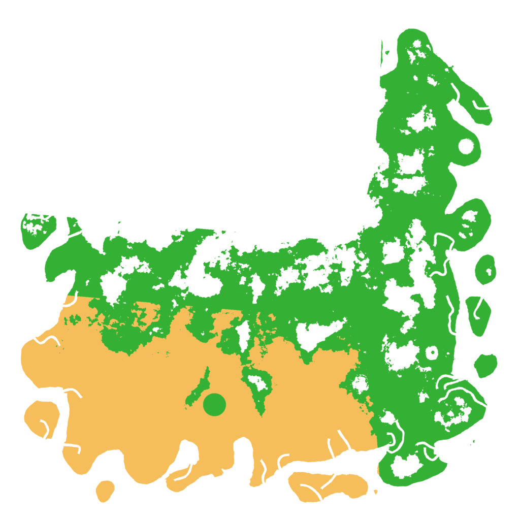 Biome Rust Map: Procedural Map, Size: 6000, Seed: 1802930858