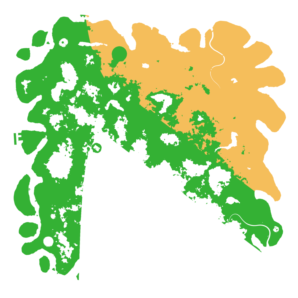 Biome Rust Map: Procedural Map, Size: 5200, Seed: 8675309