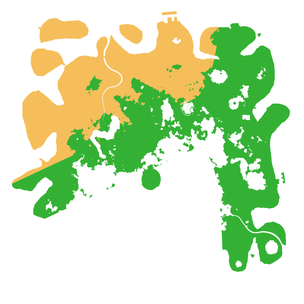 Biome Rust Map: Procedural Map, Size: 4200, Seed: 20231124