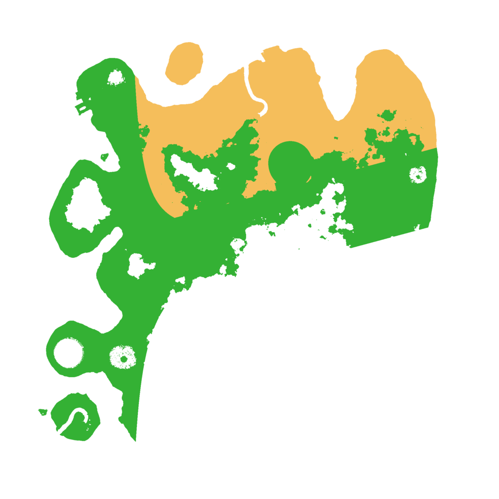 Biome Rust Map: Procedural Map, Size: 3000, Seed: 18200