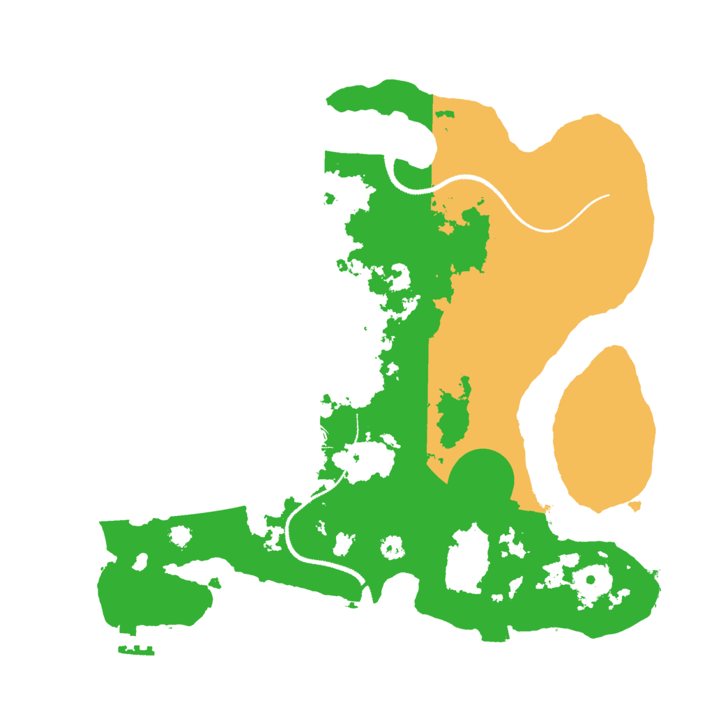 Biome Rust Map: Procedural Map, Size: 3000, Seed: 2406952