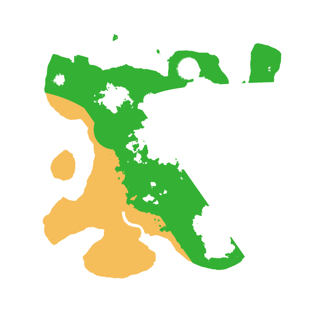 Biome Rust Map: Procedural Map, Size: 2500, Seed: 456457