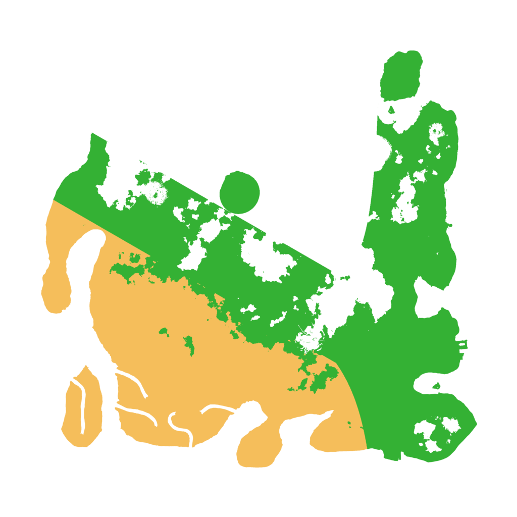 Biome Rust Map: Procedural Map, Size: 3500, Seed: 6891824