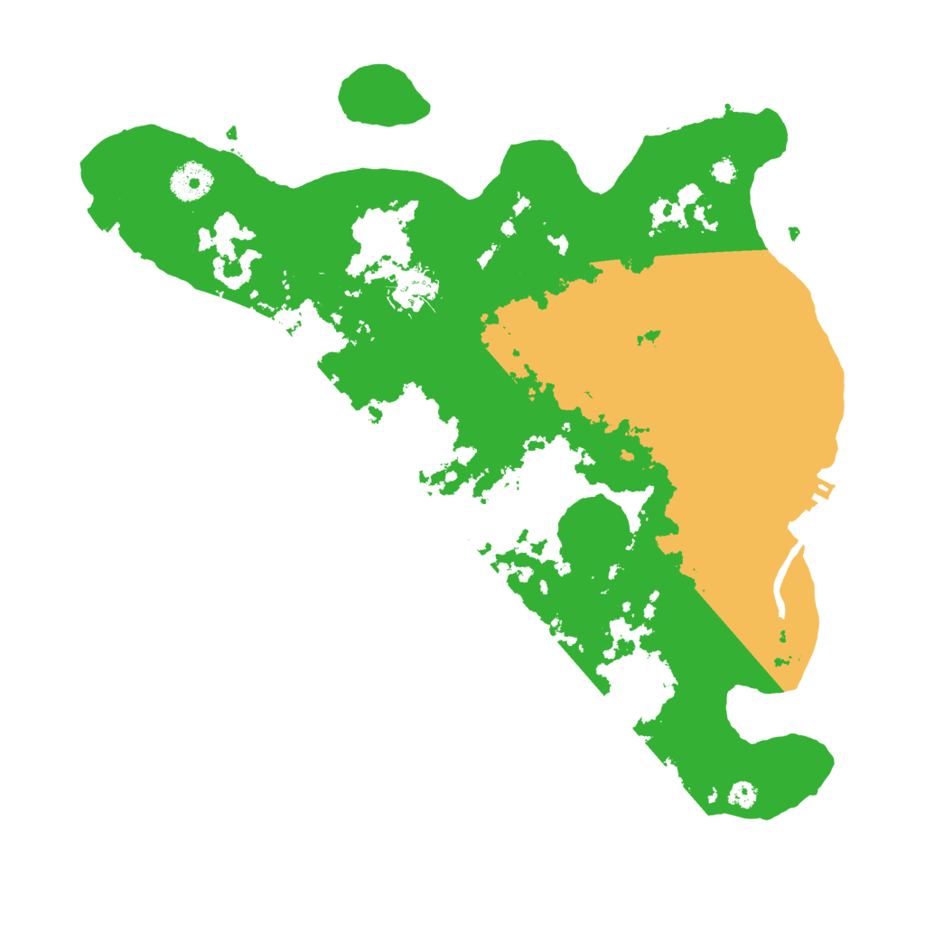 Biome Rust Map: Procedural Map, Size: 3500, Seed: 840752601