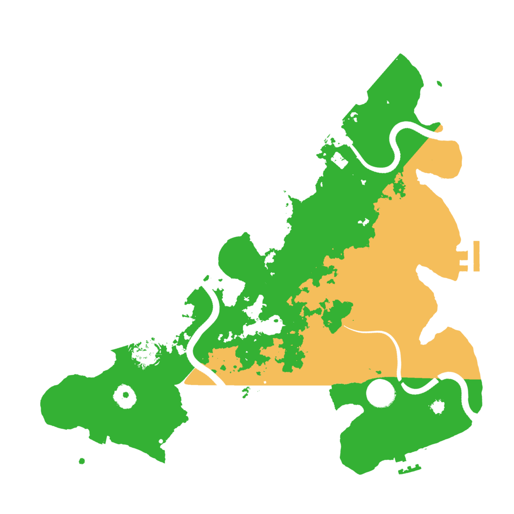 Biome Rust Map: Procedural Map, Size: 3400, Seed: 54762716