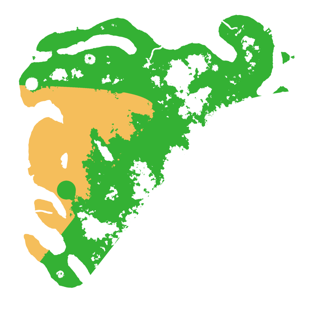 Biome Rust Map: Procedural Map, Size: 4500, Seed: 289446