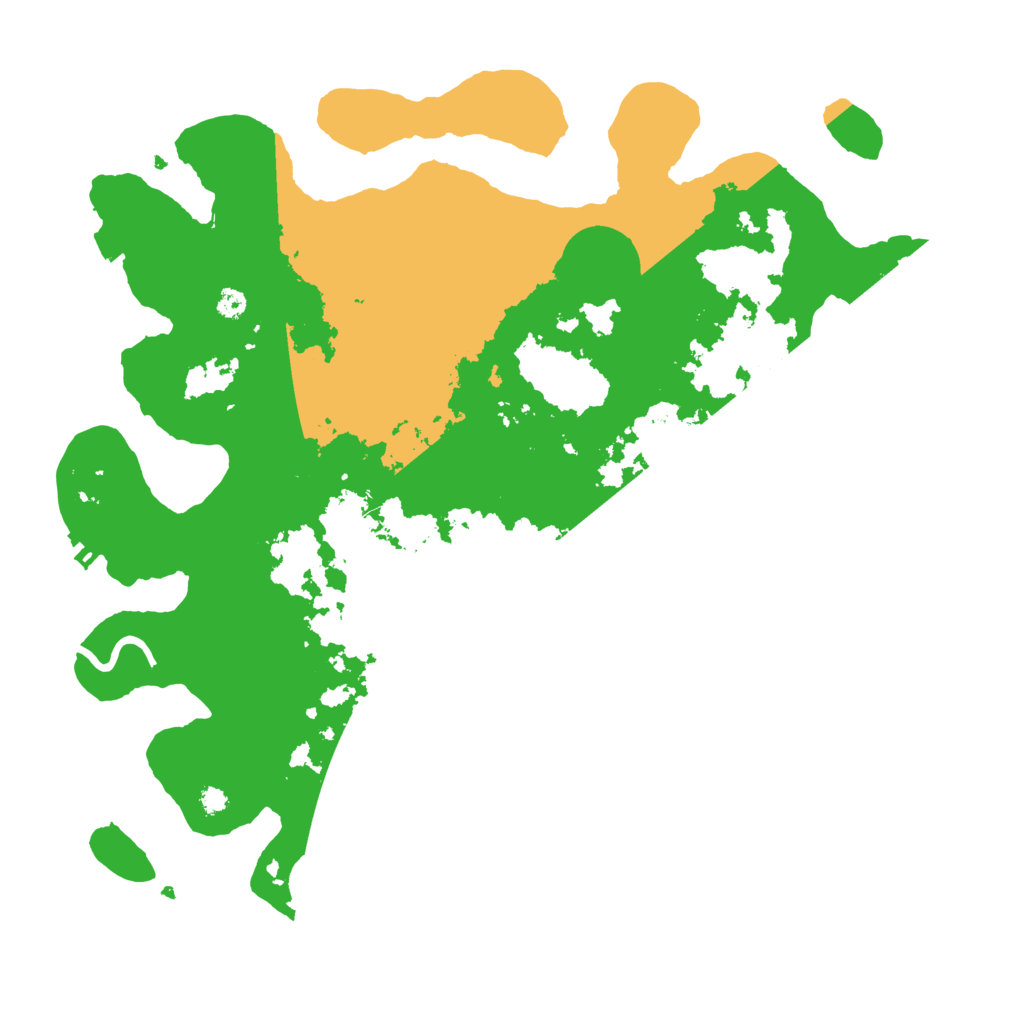 Biome Rust Map: Procedural Map, Size: 3600, Seed: 38590128