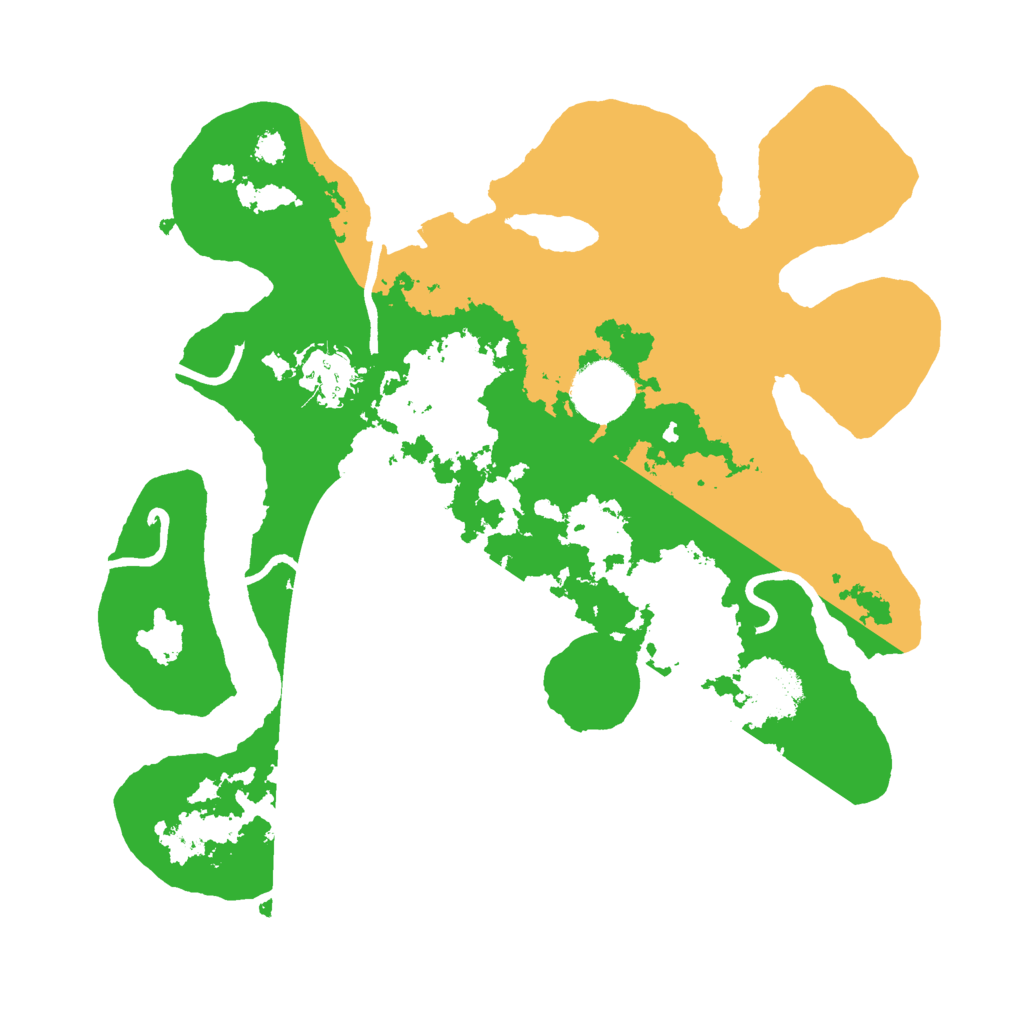 Biome Rust Map: Procedural Map, Size: 3000, Seed: 411071685