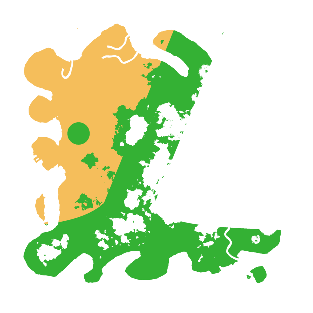 Biome Rust Map: Procedural Map, Size: 3700, Seed: 1352099599
