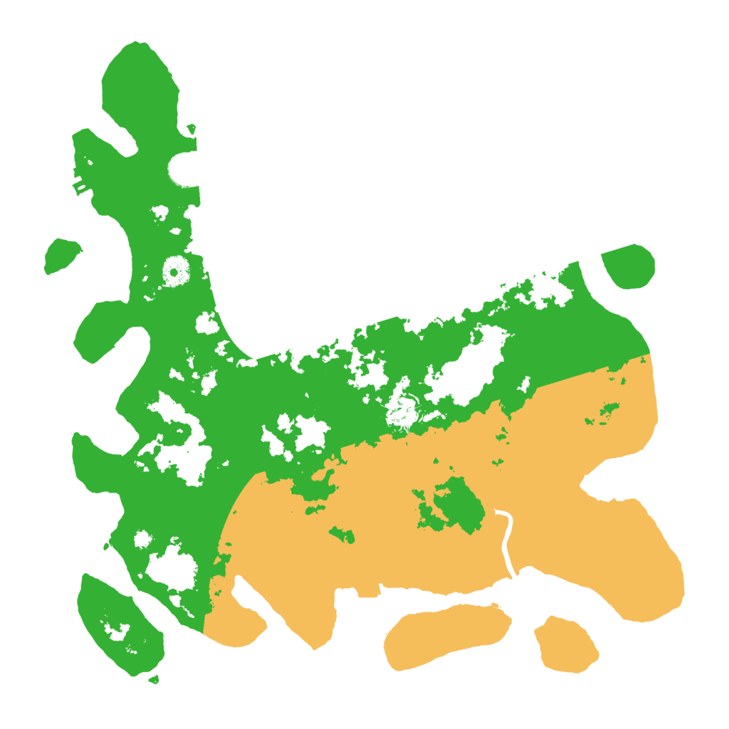 Biome Rust Map: Procedural Map, Size: 3700, Seed: 136703676