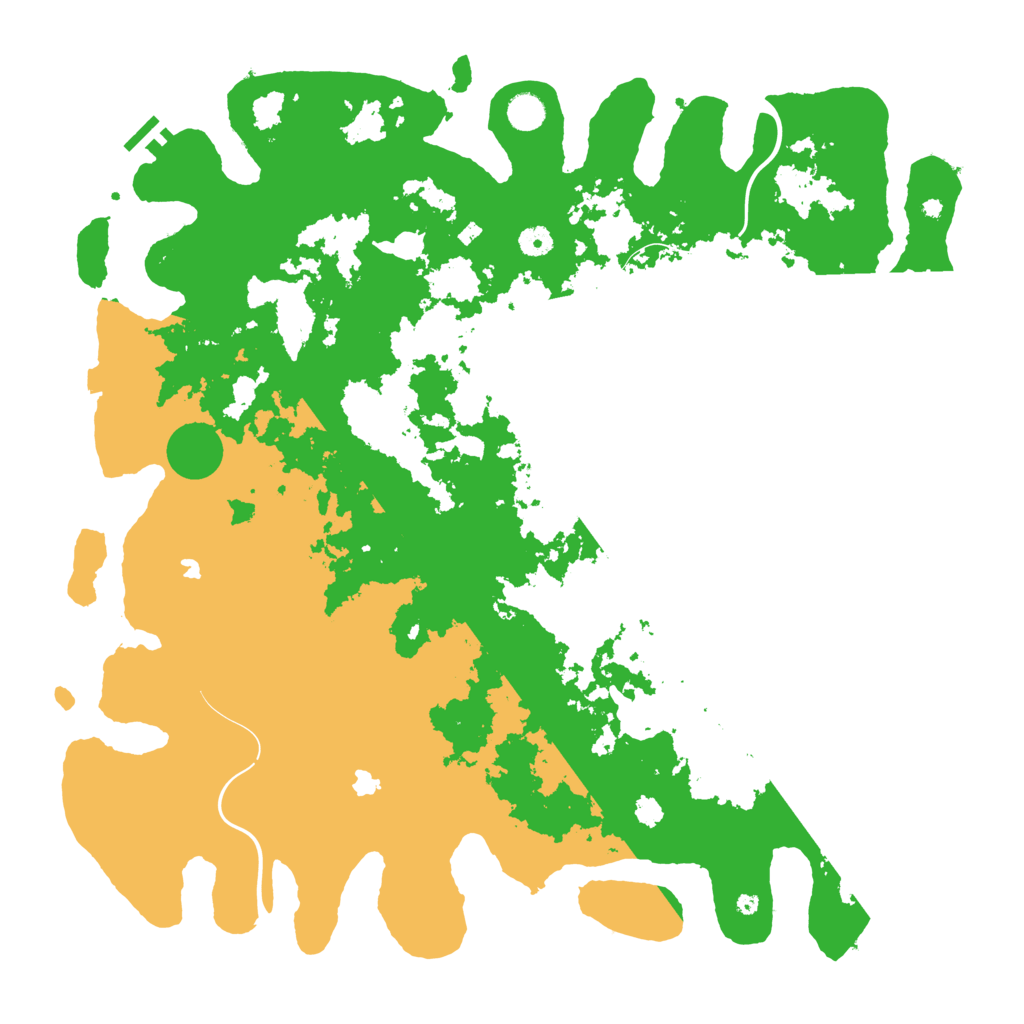 Biome Rust Map: Procedural Map, Size: 4800, Seed: 1302476641