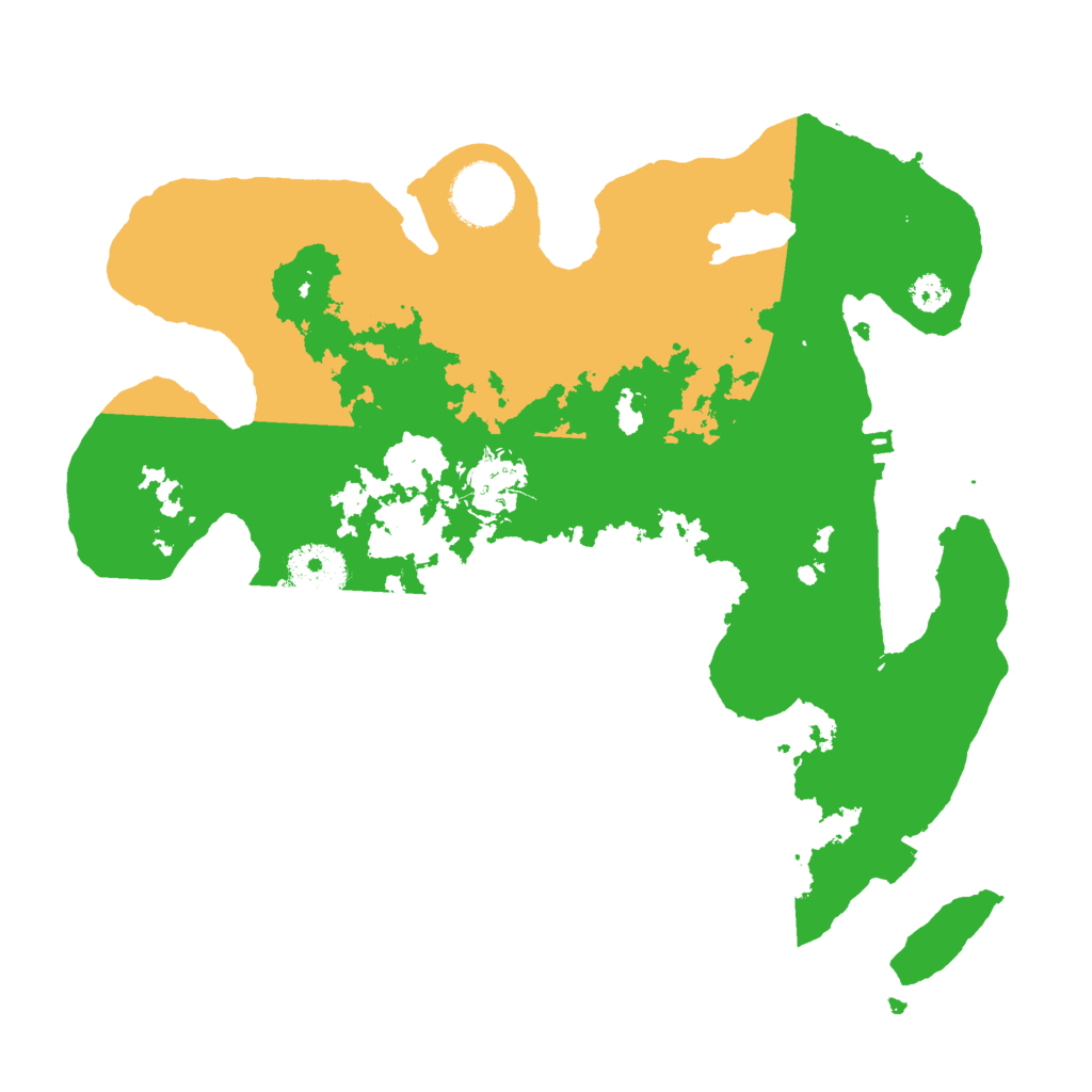 Biome Rust Map: Procedural Map, Size: 3000, Seed: 98326