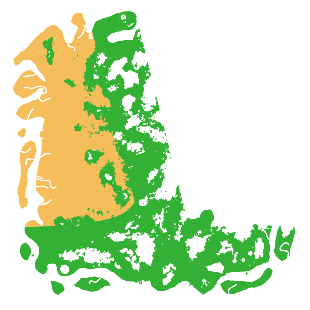 Biome Rust Map: Procedural Map, Size: 6000, Seed: 170889487
