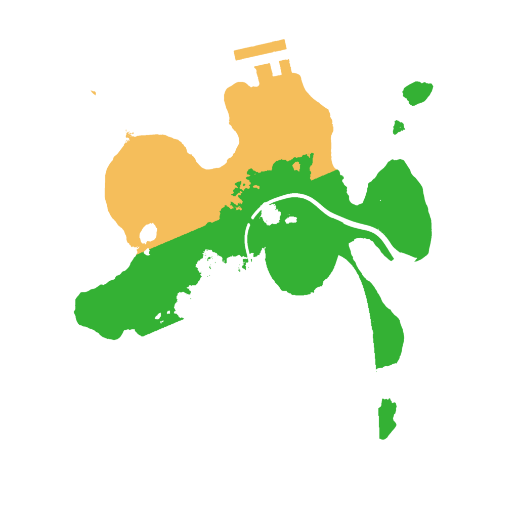 Biome Rust Map: Procedural Map, Size: 2000, Seed: 895701203