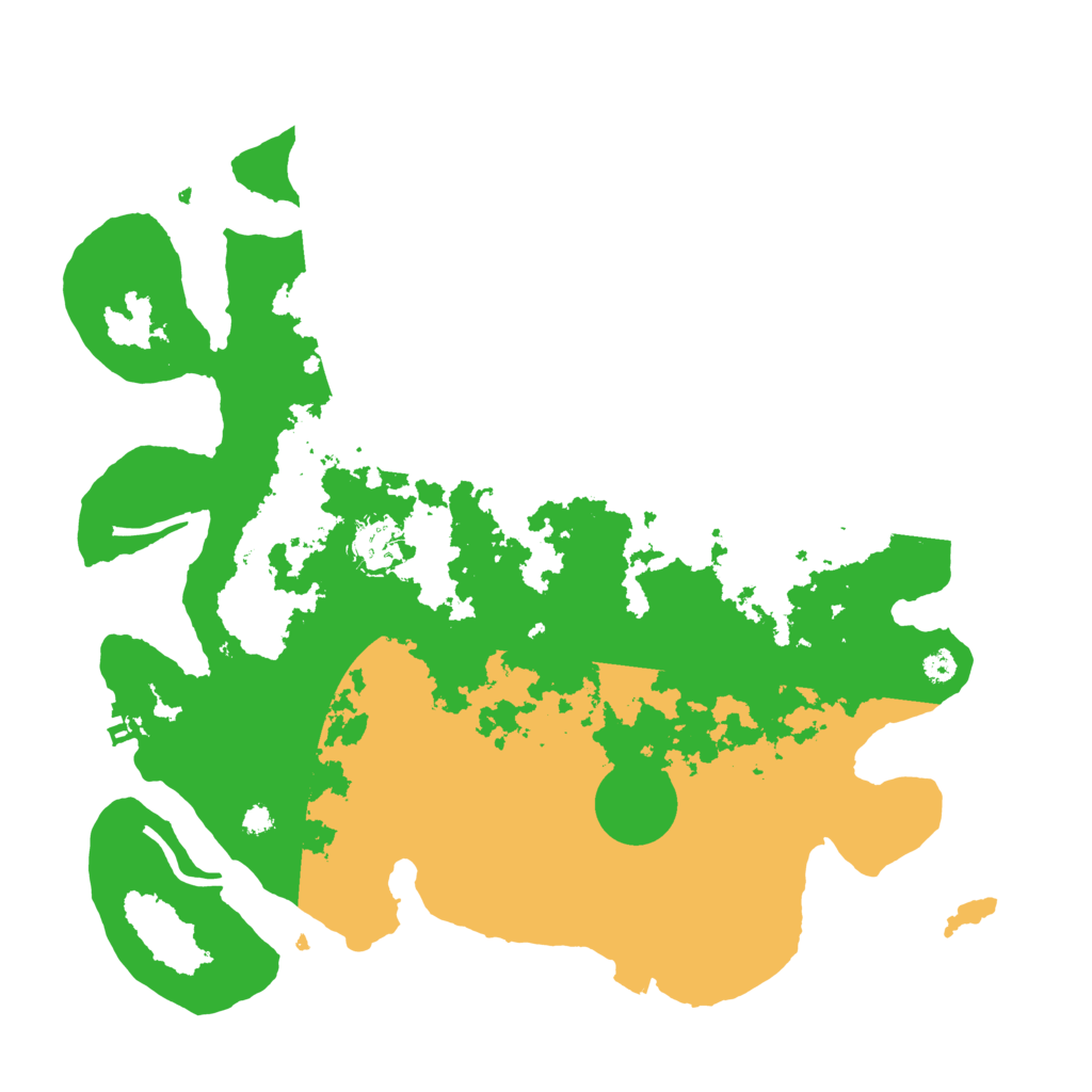 Biome Rust Map: Procedural Map, Size: 3500, Seed: 34564456
