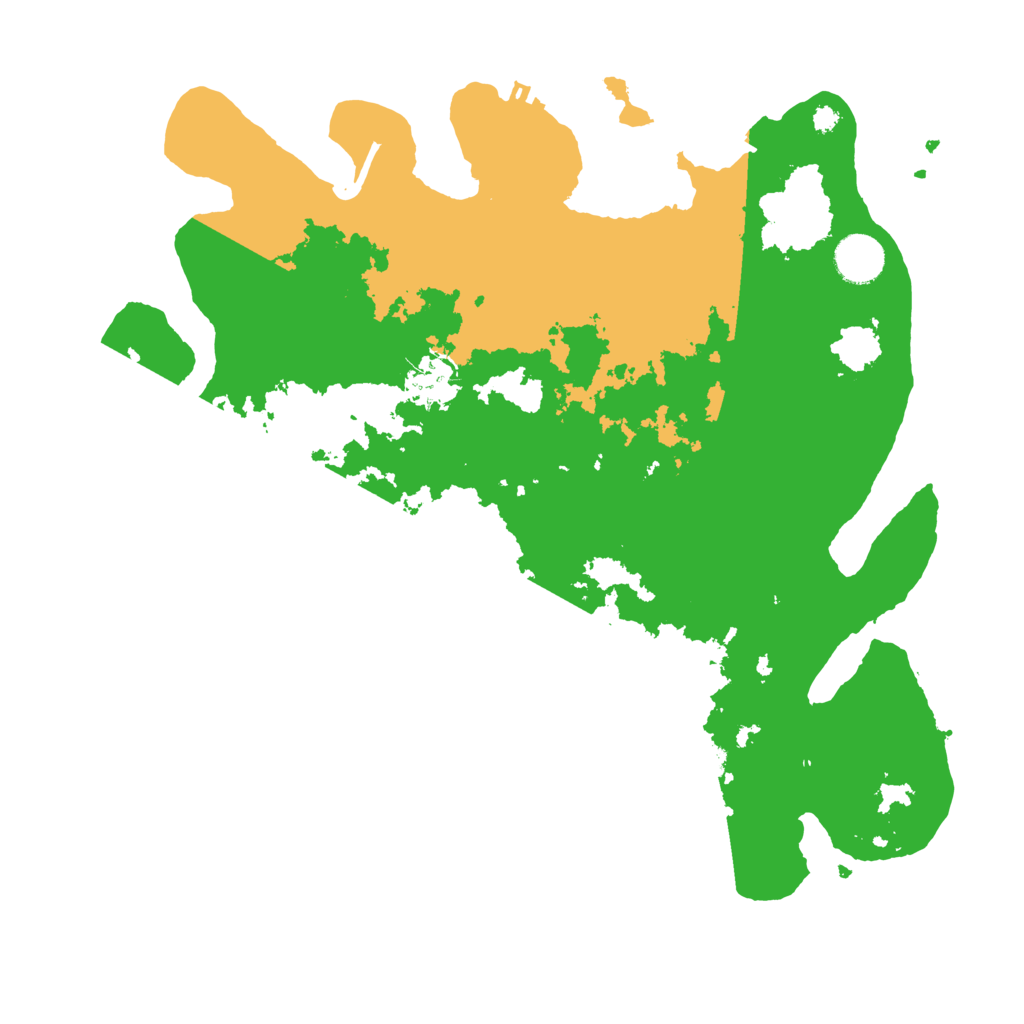 Biome Rust Map: Procedural Map, Size: 3650, Seed: 445103104