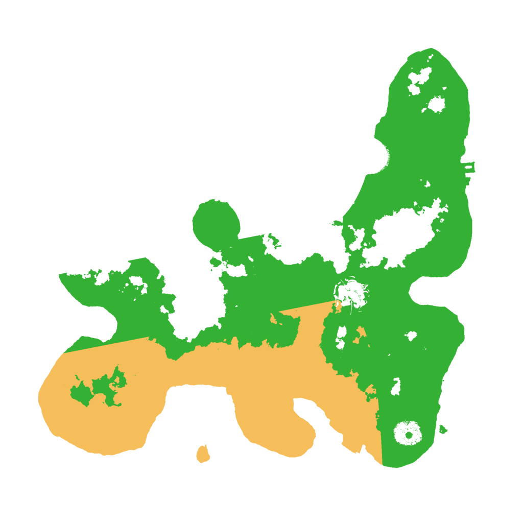 Biome Rust Map: Procedural Map, Size: 3000, Seed: 1645