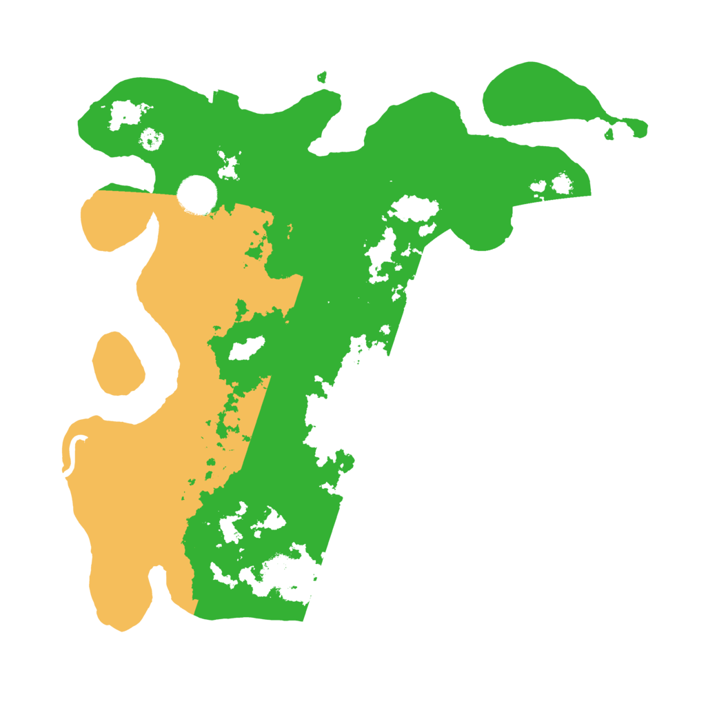 Biome Rust Map: Procedural Map, Size: 3200, Seed: 32535