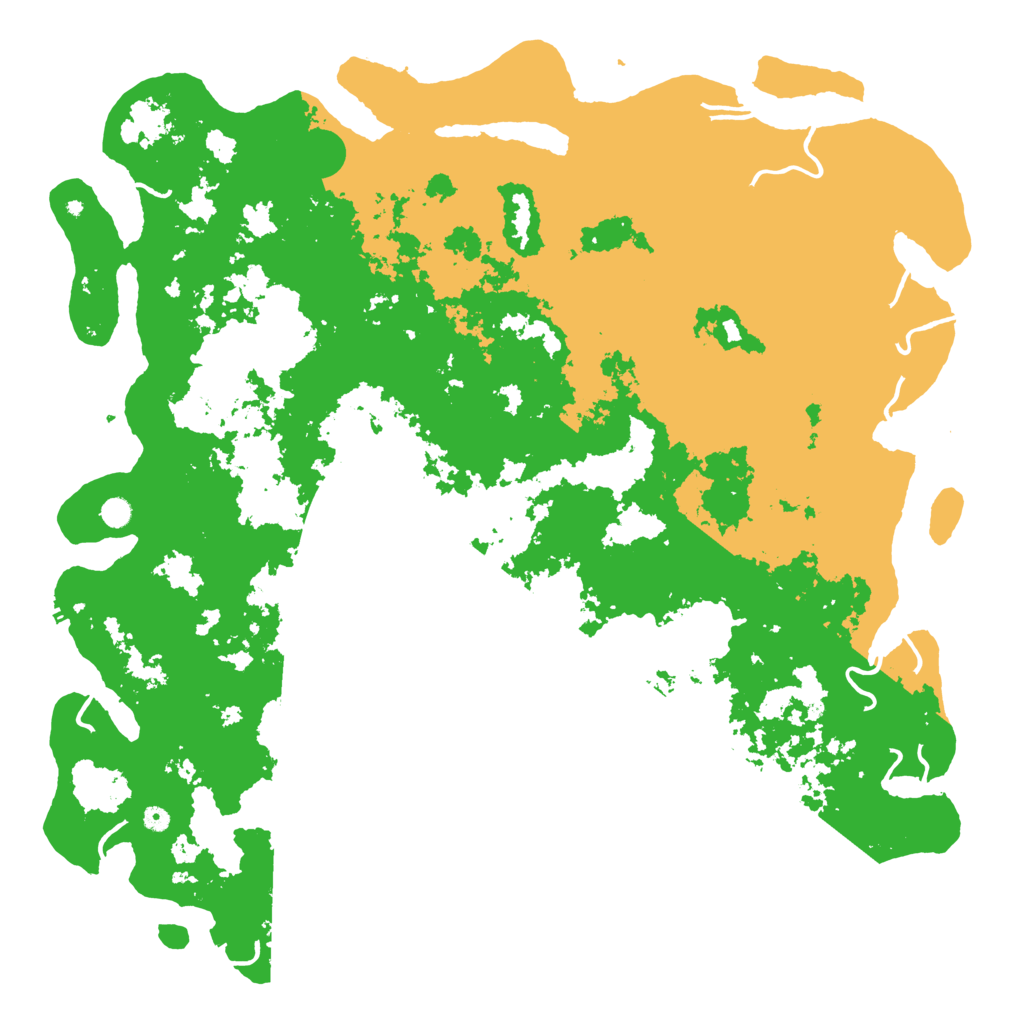 Biome Rust Map: Procedural Map, Size: 6000, Seed: 2109689533