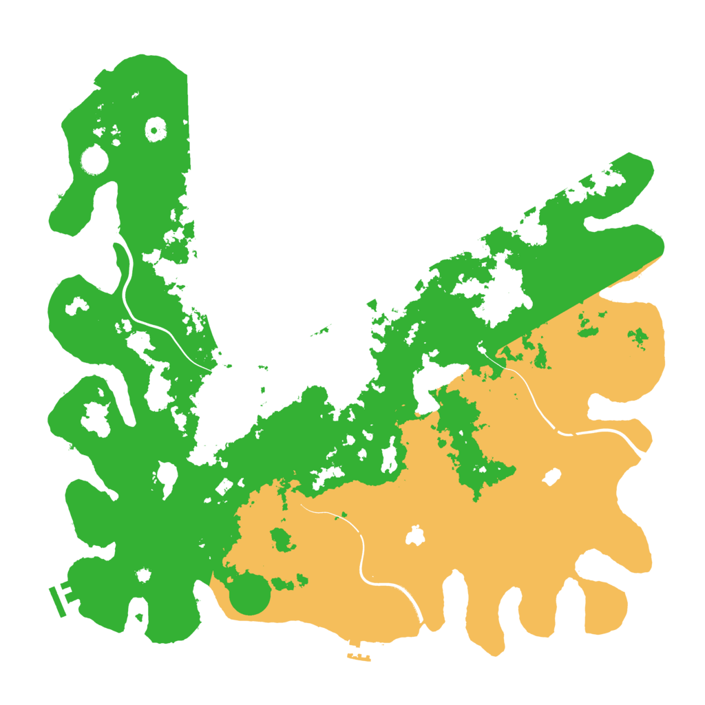 Biome Rust Map: Procedural Map, Size: 4500, Seed: 322895