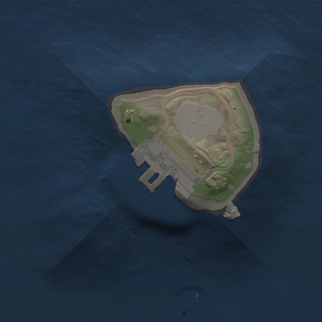 Rust Map: Procedural Map, Size: 1000, Seed: 1580112776, 4 Monuments