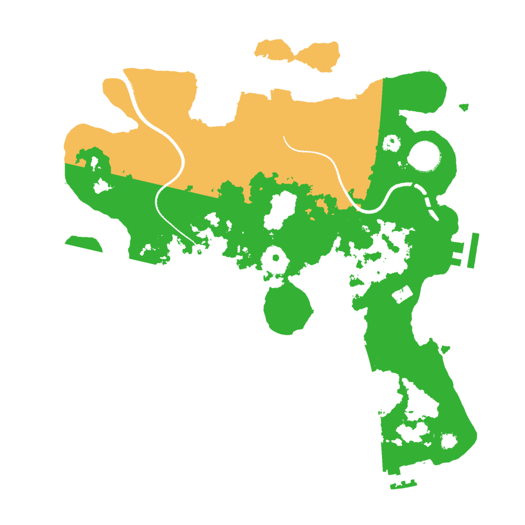 Biome Rust Map: Procedural Map, Size: 3000, Seed: 27101871