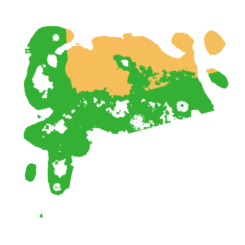 Biome Rust Map: Procedural Map, Size: 3200, Seed: 58866