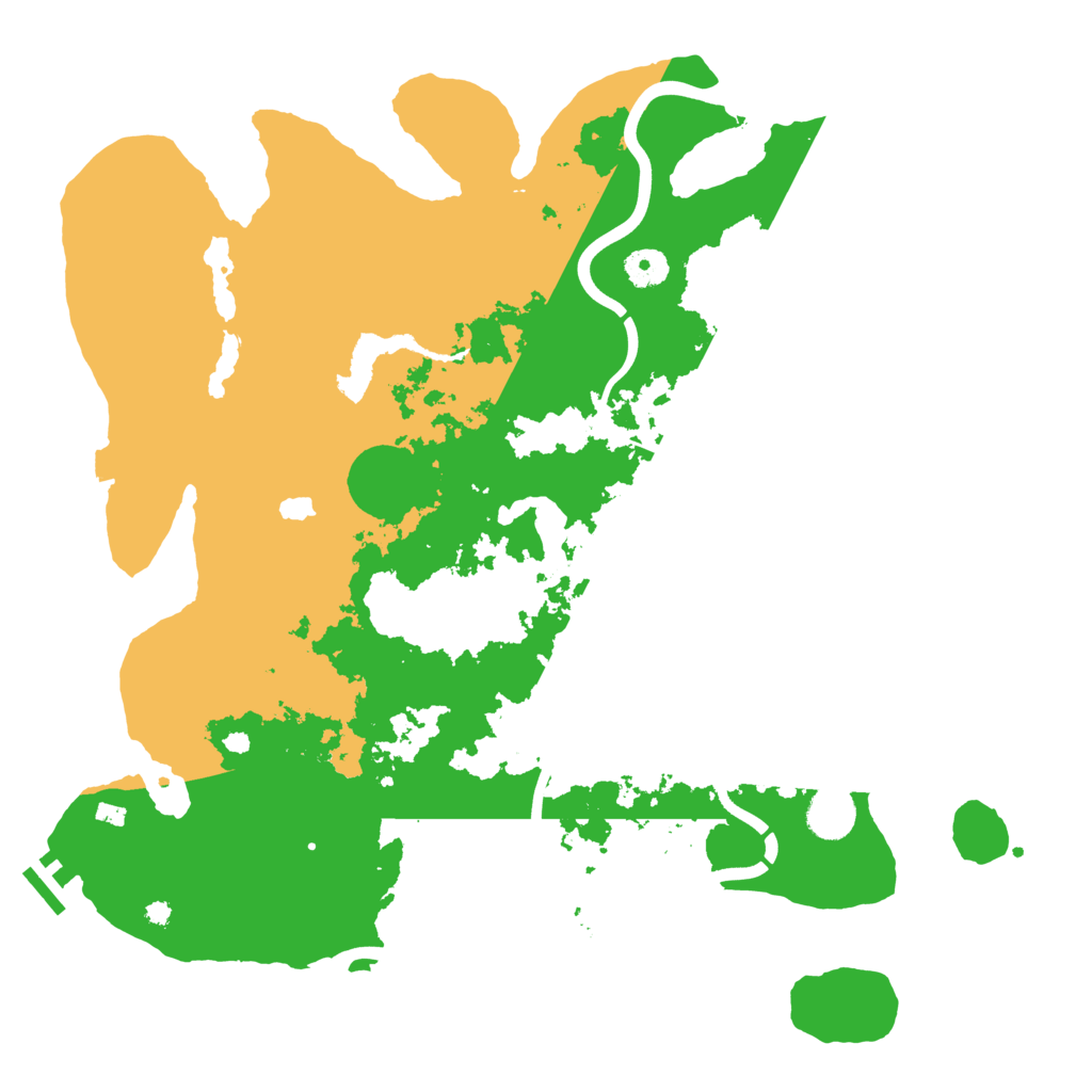 Biome Rust Map: Procedural Map, Size: 4000, Seed: 135140058