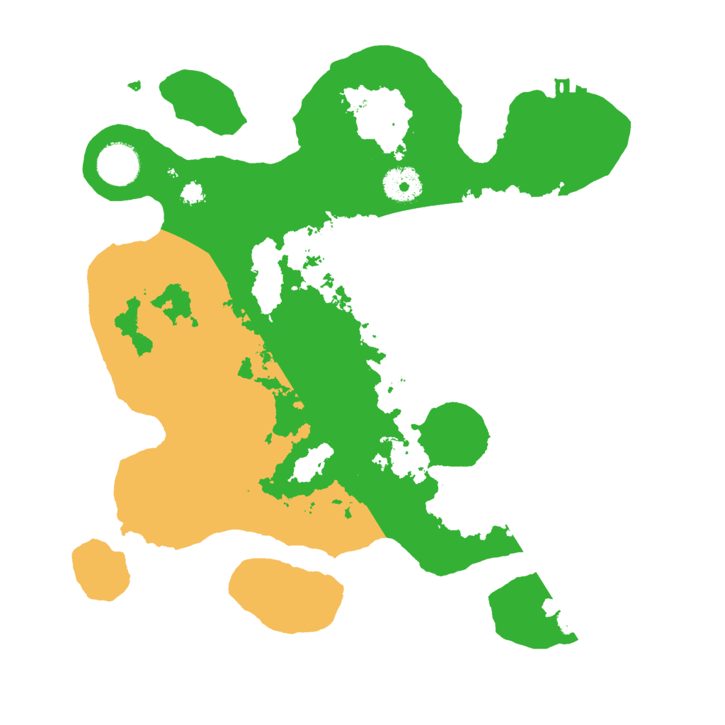 Biome Rust Map: Procedural Map, Size: 3000, Seed: 65589